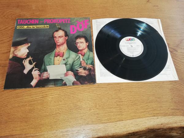 DÖF Tauchen-Prokopet Codo... düse im Sauseschritt 1983 WEA 240187-1 Deutsche Pressung VG/VG+(Initialen auf Rückcover)